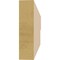 Ekena Millwork 2in. W x 8in. H x 24in. L Chapel Hill Woodgrain TimberThane Rafter Tail, Primed Tan RFTUR02X08X24CHPRCPR - alternate 3